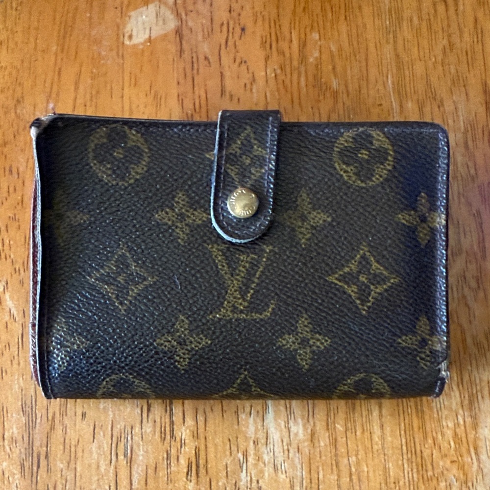 Louis Vuitton Brown and Gold Monogram Wallet